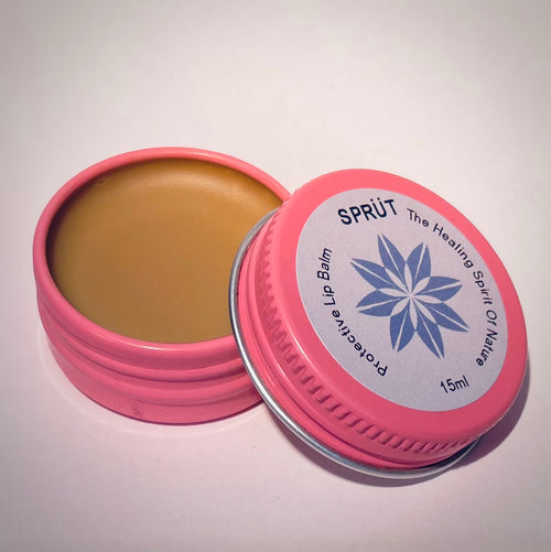 [Restorative Lip Balm] [Jar] Ingredient List featuring [Simmondsia Chinensis] for [Chapped] Relief